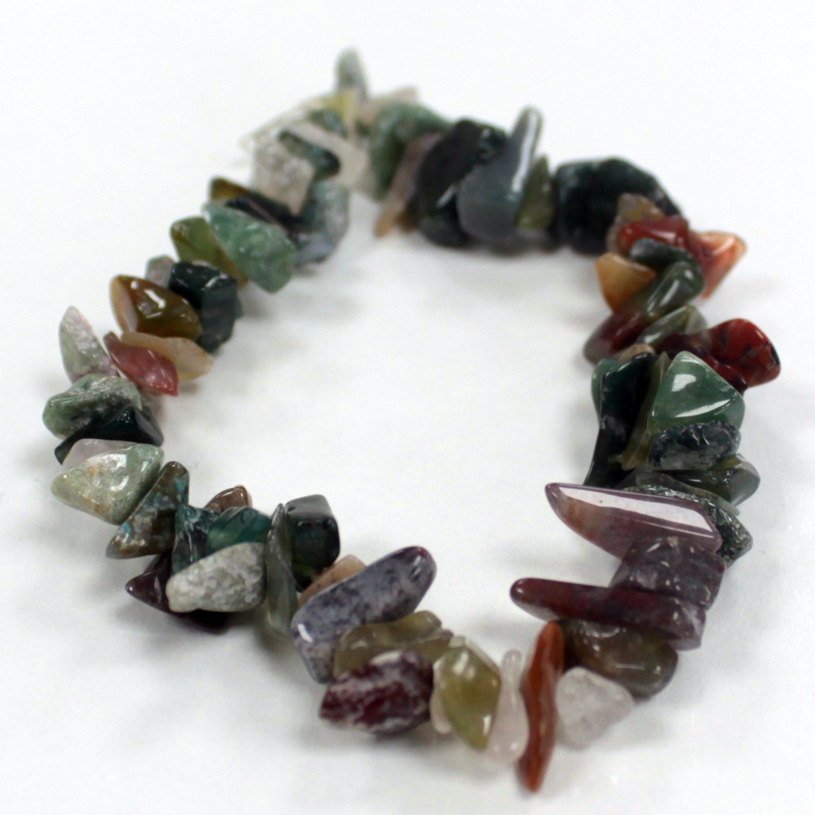 Edelsteinsplitter-Armband - Moosachat