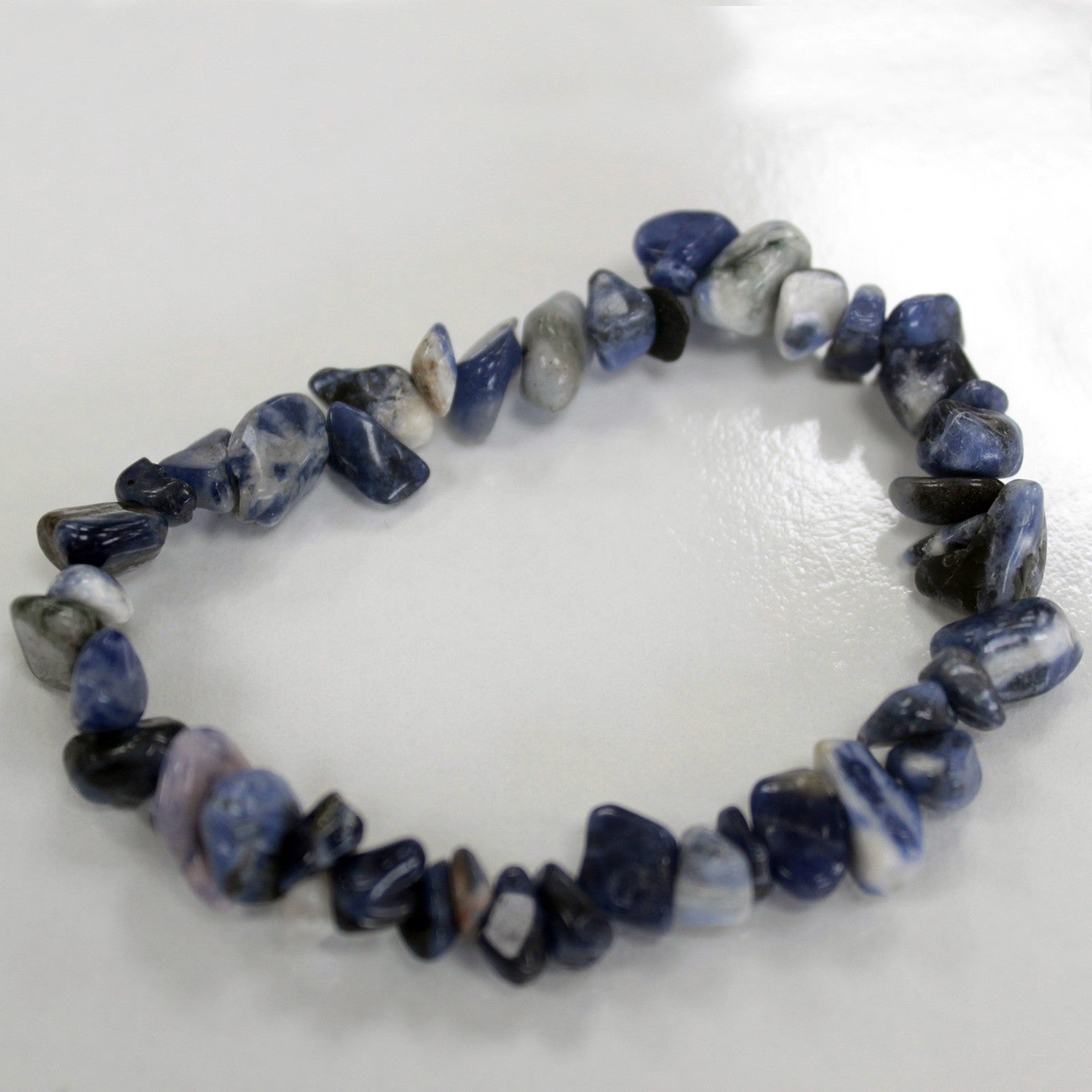 Edelsteinsplitter - Armband - Sodalith