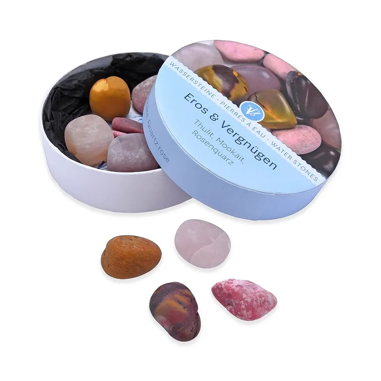 Eros & Vergnügen – Lapis-Vitalis - Wassersteine Mischung ca. 100 g in Pappschachtel