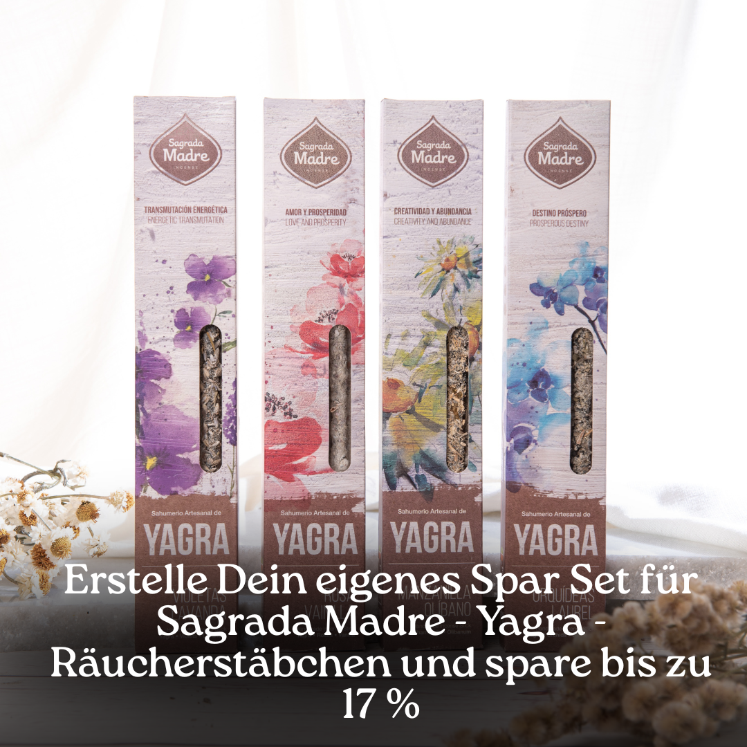 Sagrada Madre - Yagra - Räucherstäbchen - Spar Set