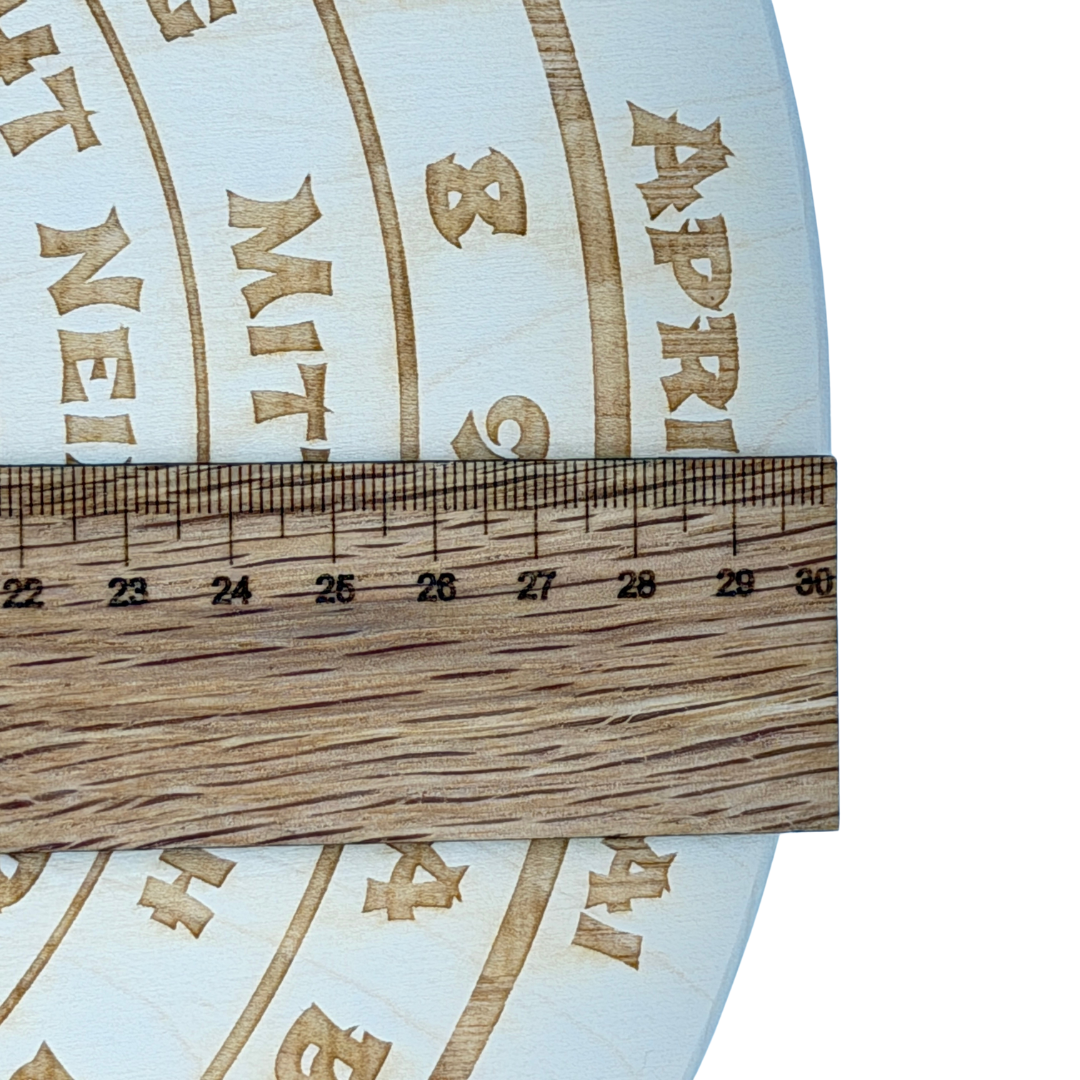 Exklusives Pendelbrett - Blume des Lebens - Aus reinem Ahornholz 30 cm