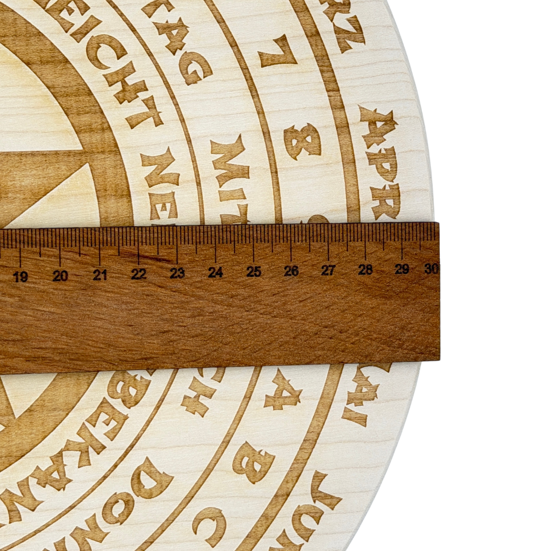 Exklusives Pendelbrett - Pentagramm - Aus reinem Ahornholz 30 cm