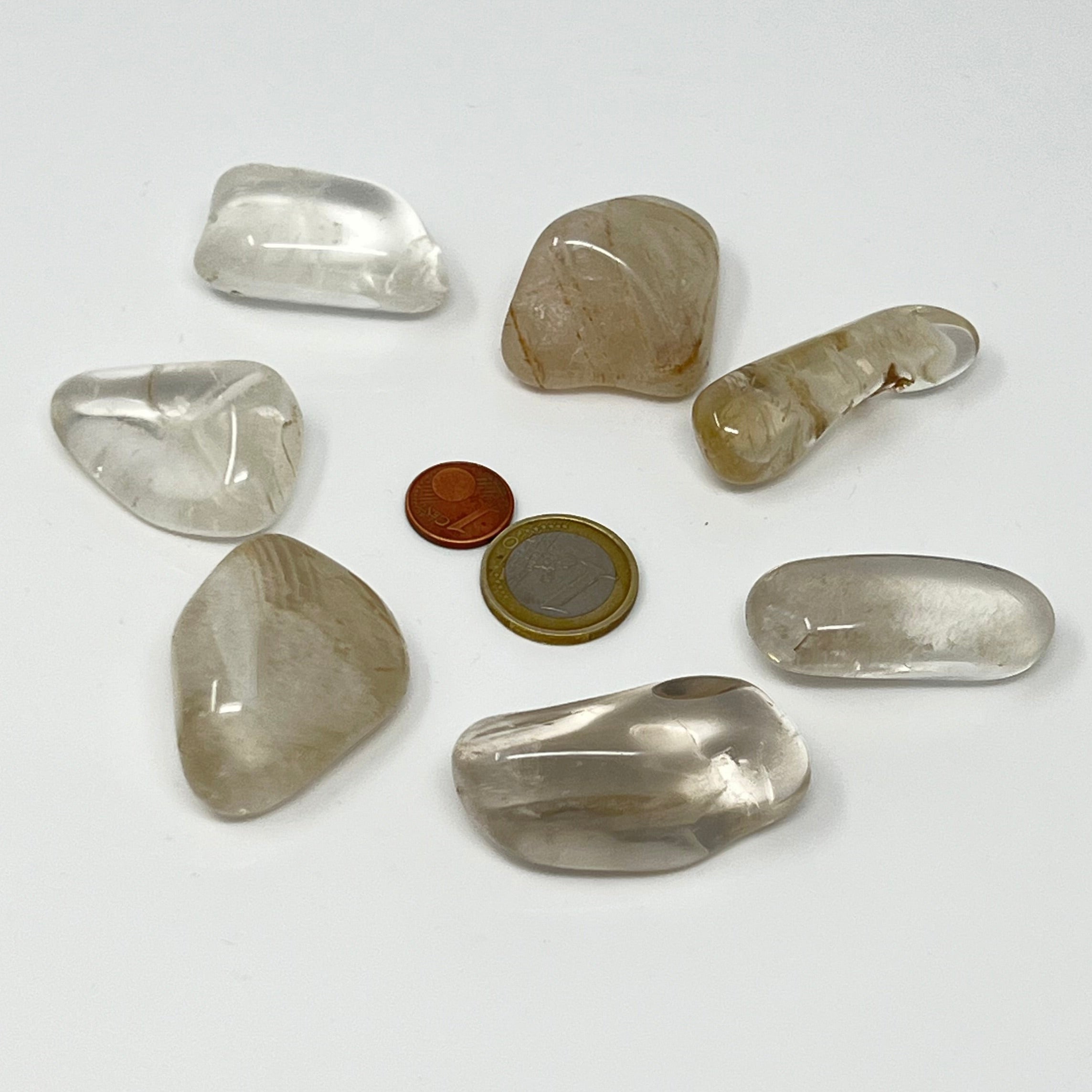 Phantomquarz - Trommelstein - Größe 2,5-5 cm