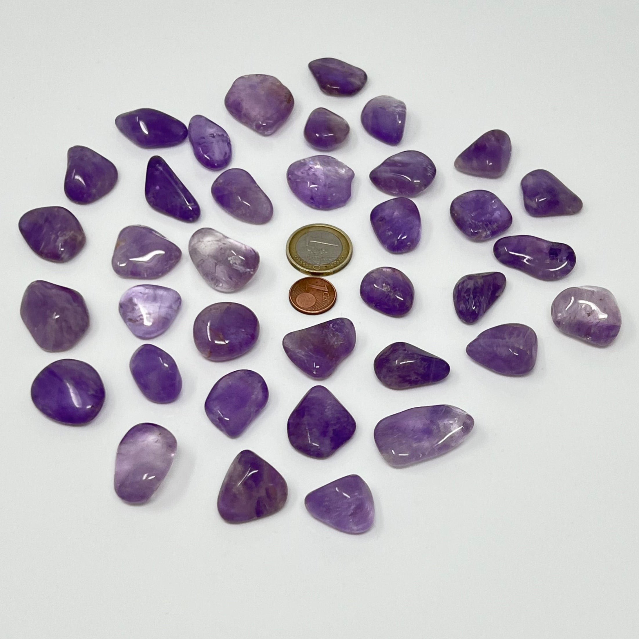 Amethyst hell - Trommelstein - Größe 1,5-3 cm