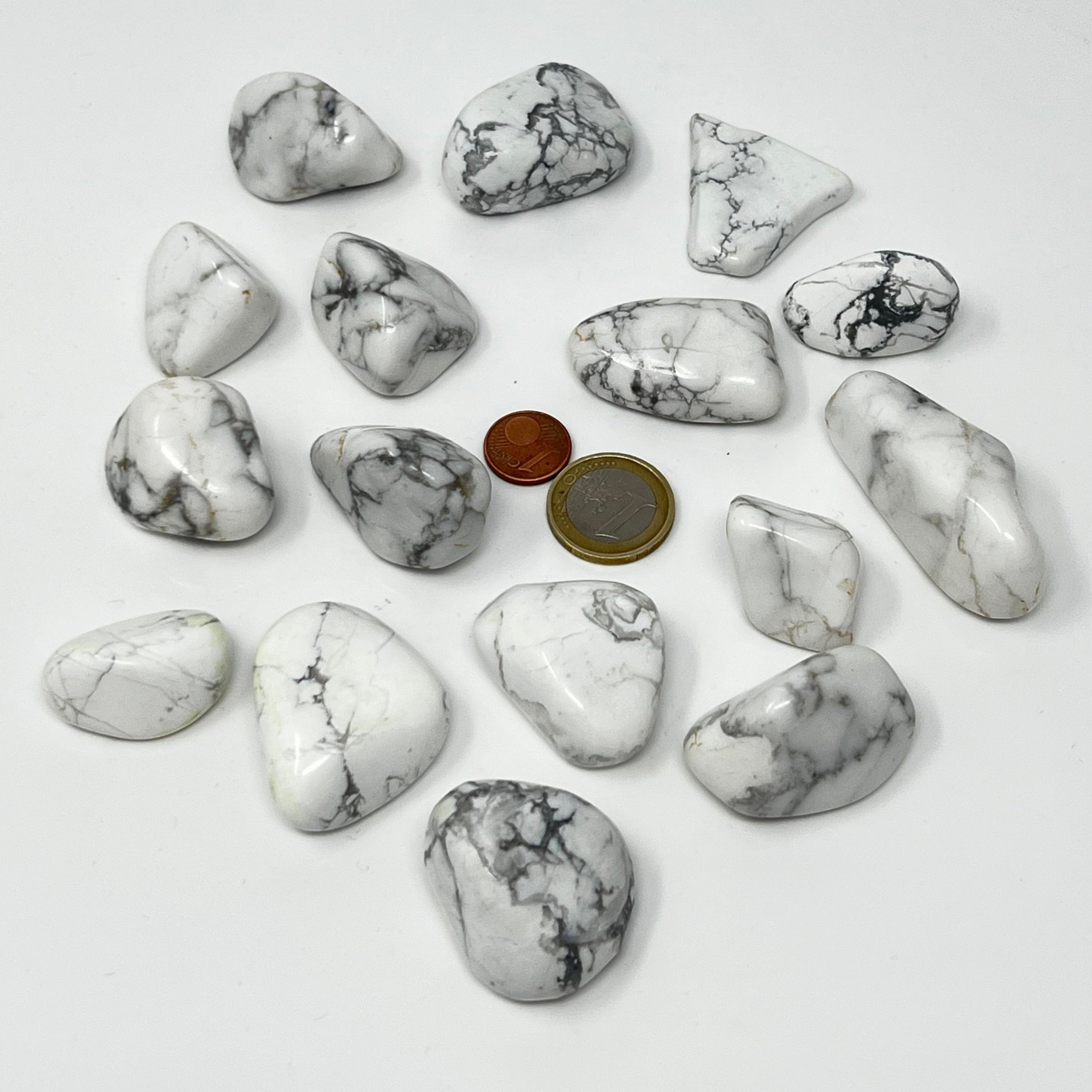 Magnesit - Trommelstein - Größe 3-5 cm