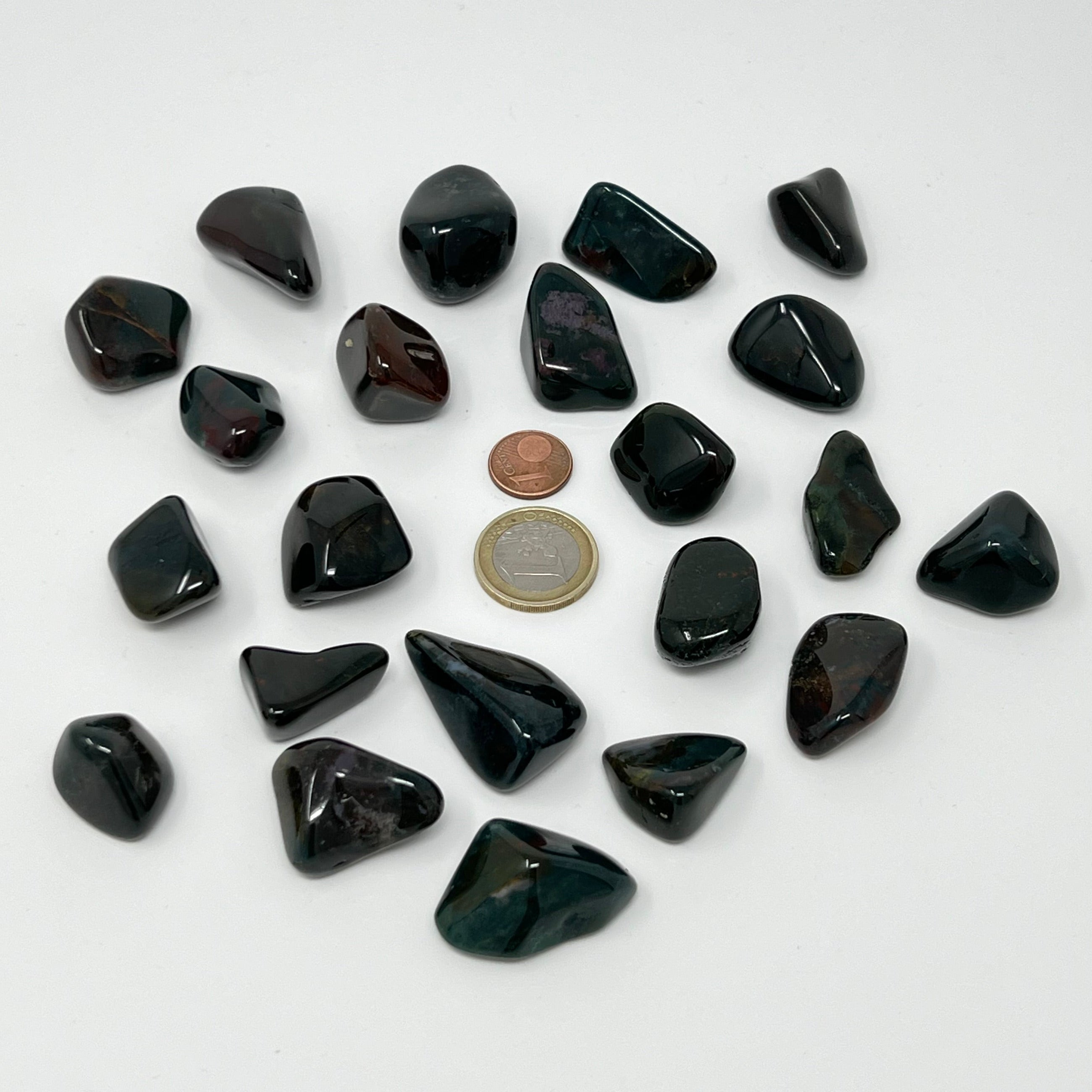Heliotrop - Trommelstein - Größe 2-3 cm