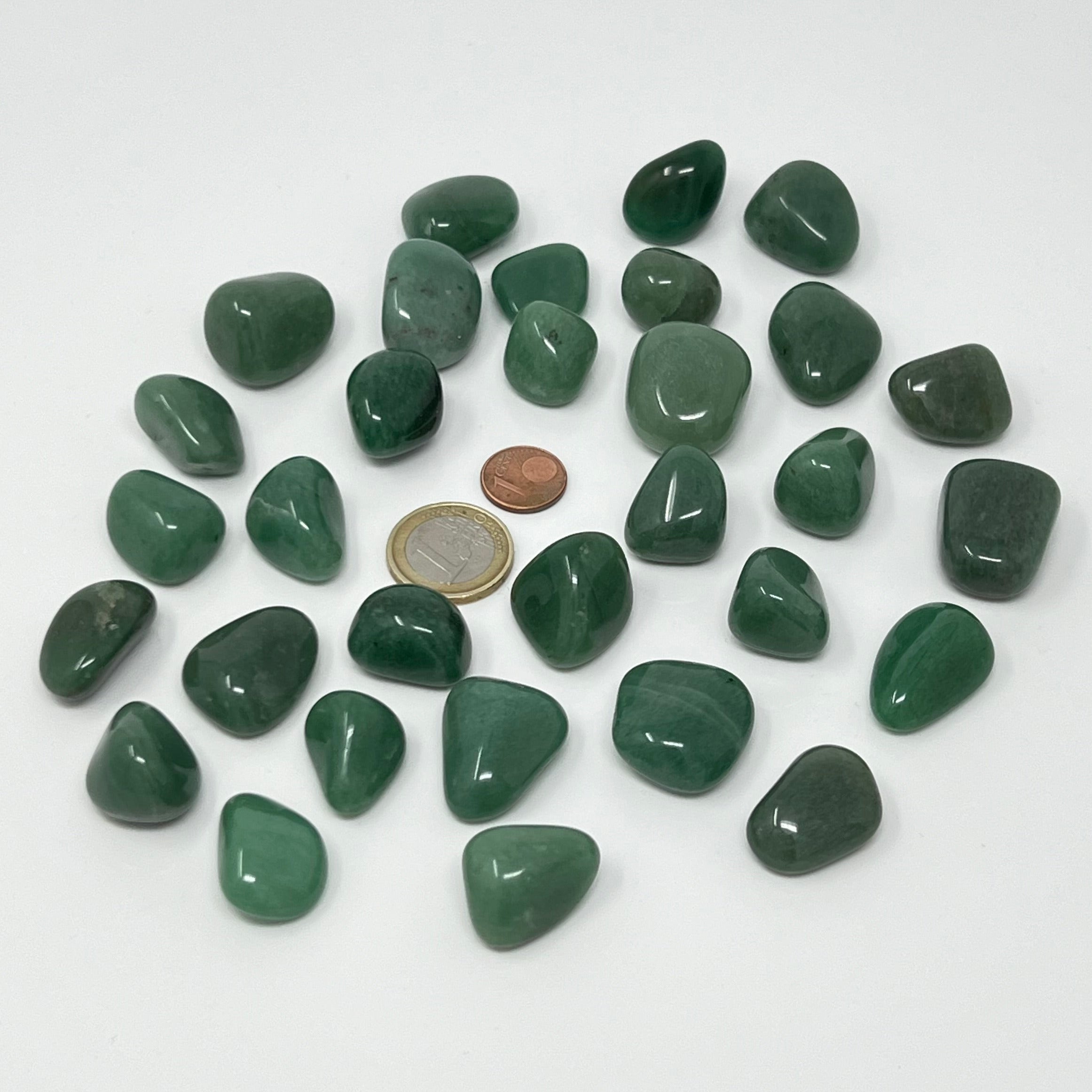 Aventurin grün - Trommelstein - Größe 1,5-2,5 cm