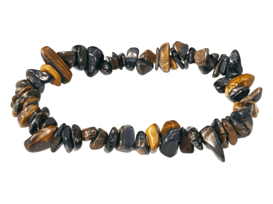 Falkenauge Splitterarmband – Mystische Nuggets aus Brasilien (5-8 mm, A-Qualität)