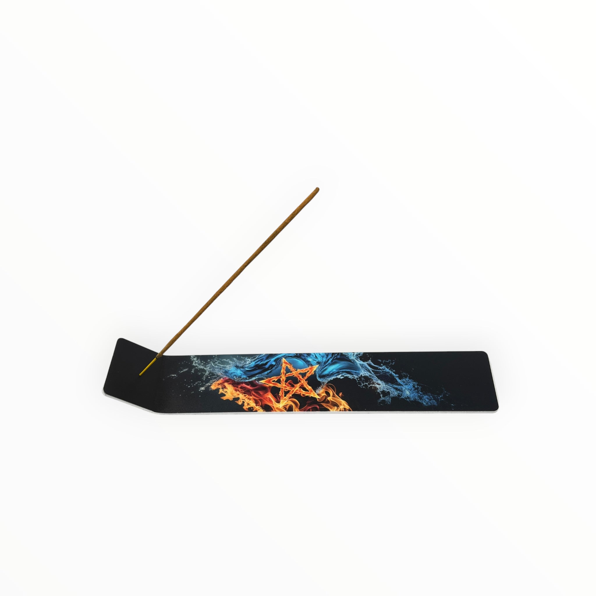 Pentagramm Feuer & Wasser - Model 4 - Acryl Räucherstäbchenhalter