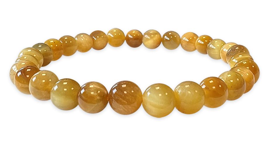 Golden Tigerauge - AA Qualität - Perlenarmband 6 mm
