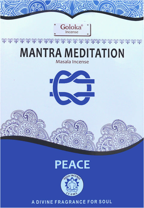 Goloka - Yoga Serie- Peace - Mantra Meditation - Räucherstäbchen 15 g