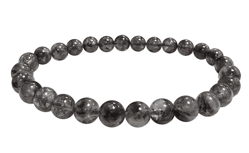 Herkimer Kristall - A Qualität - Perlenarmband 6-7 mm