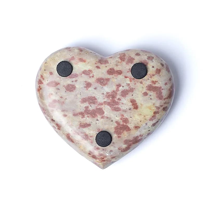Kerzen- & Räucherstäbchenhalter Herz Speckstein natur