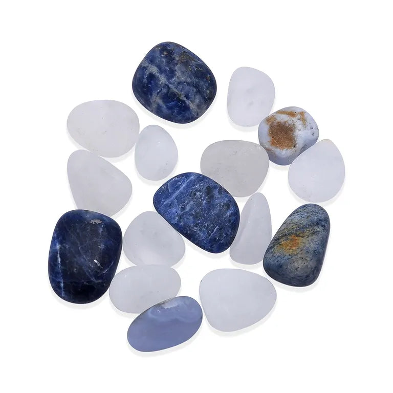 Kommunikation & Verständigung – Lapis-Vitalis - Wassersteine Mischung ca. 100 g in Pappschachtel