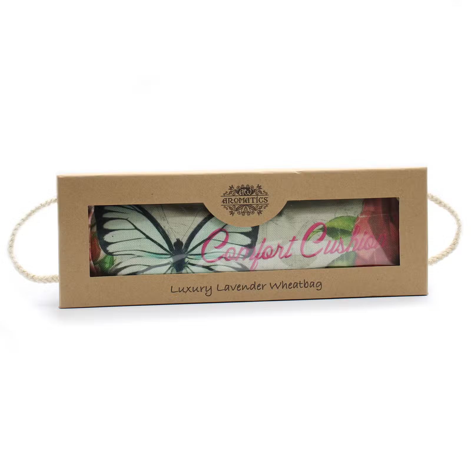 Luxus-Weizensäckchen - Schmetterlinge & Rosen