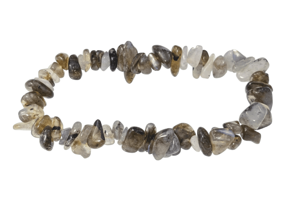 Madagaskar Labradorit Splitterarmband – Mystisches Farbspiel in A-Qualität (4-8 mm)