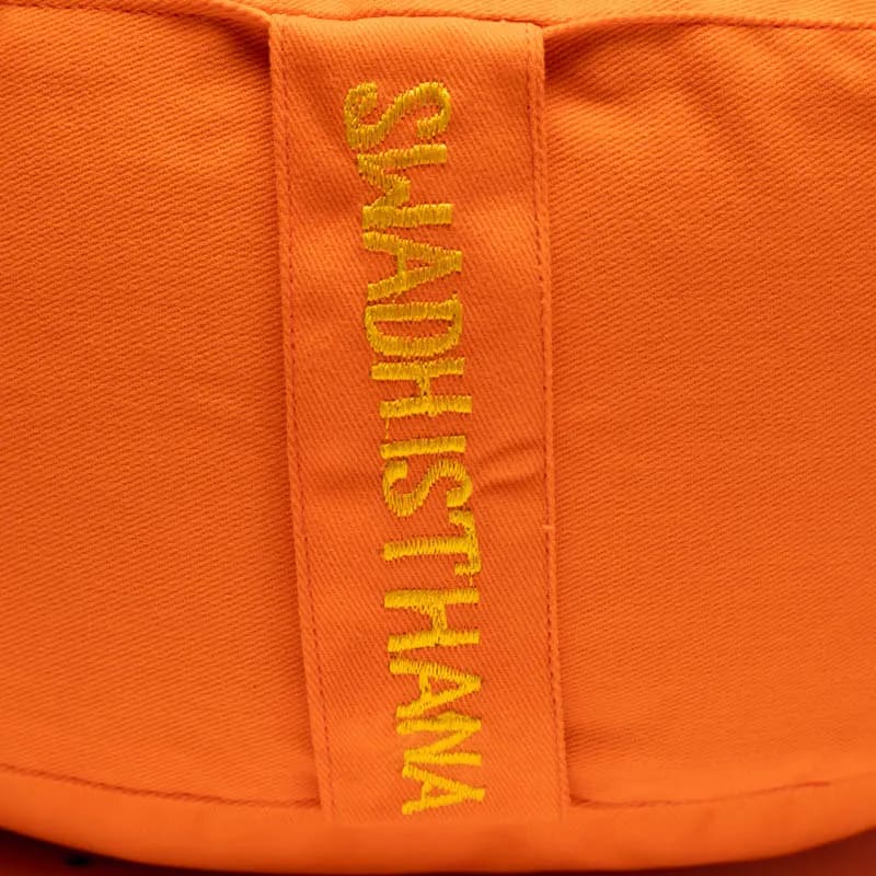 Meditationskissen – 2. Chakra (Swadhisthana) – bestickt - ca. 33 × 13 cm | Yogi & Yogini