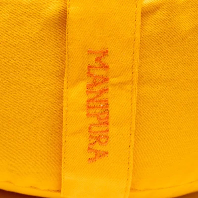 Meditationskissen – 3. Chakra (Manipura) – bestickt - ca. 33 × 13 cm | Yogi & Yogini