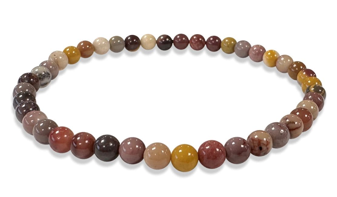 Mookait Armband – Australische Natursteine (4 mm, A-Qualität)