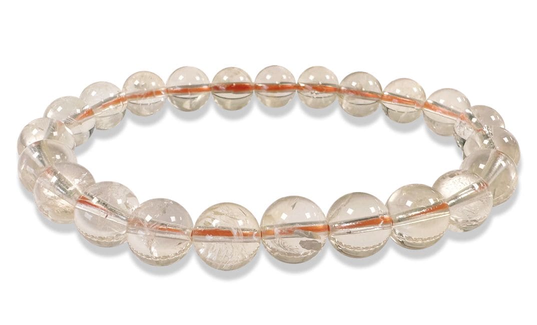 Natürlicher Citrin Armband – Echte Sonnenkraft in A-Qualität (unbehandelt, 8 mm)