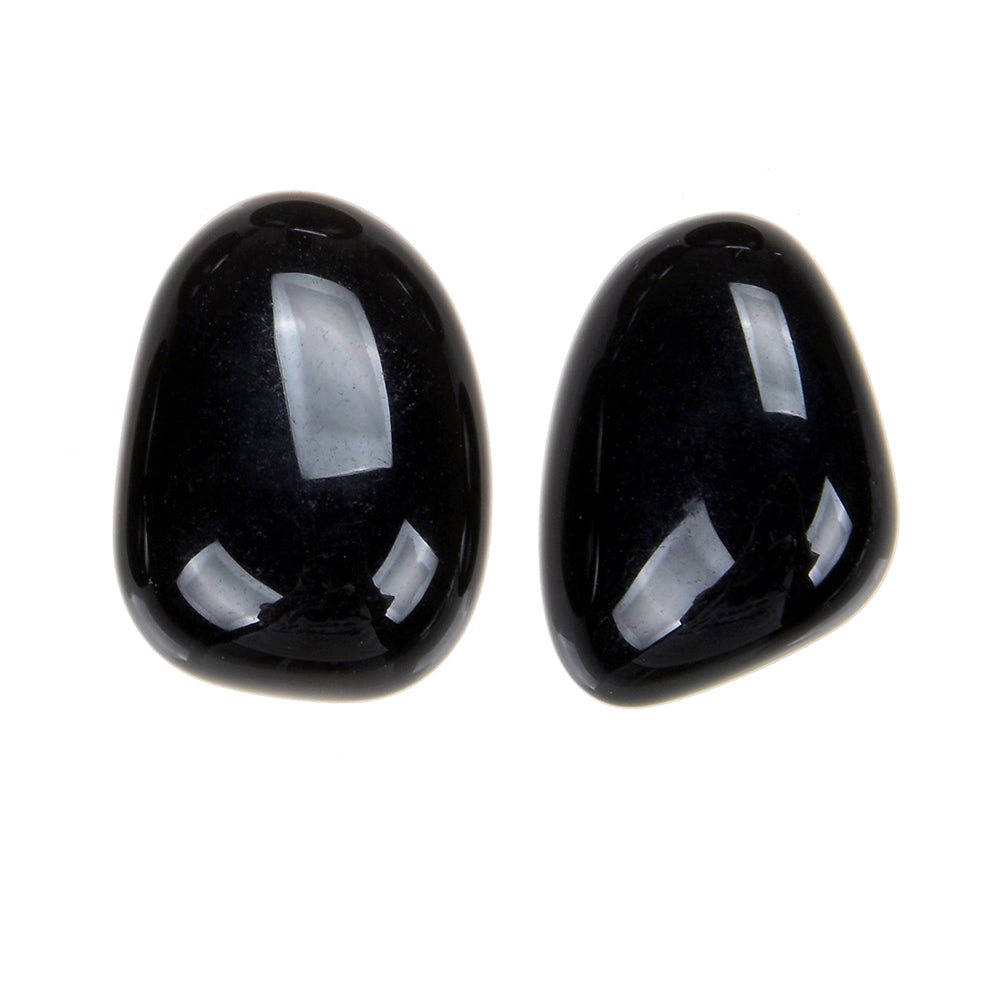 Obsidian (schwarz) - Trommelstein - Größe 2 - 3 cm