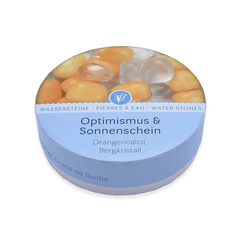 Optimismus & Sonnenschein – Lapis-Vitalis - Wassersteine Mischung ca. 150 g in Pappschachtel