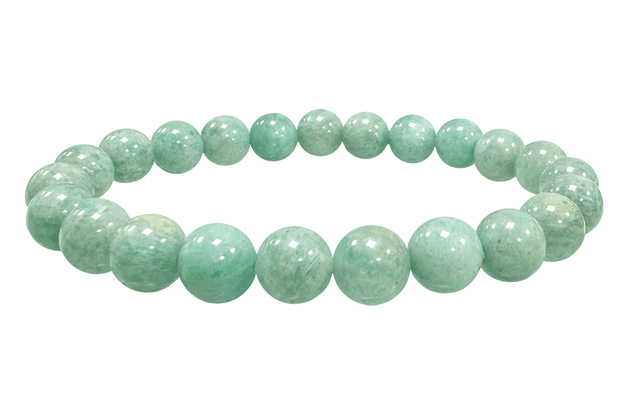 Peru Amazonit Armband – Sanftes Mintgrün in A-Qualität (8 mm)