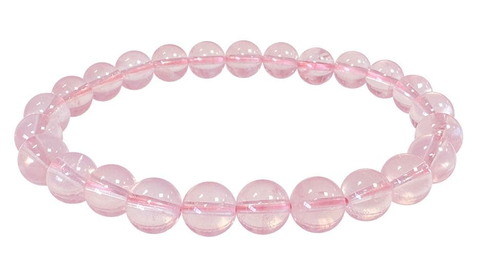 Premium Rosenquarz Armband – Brillante Herzenskraft in AA+ Qualität (8-9 mm)