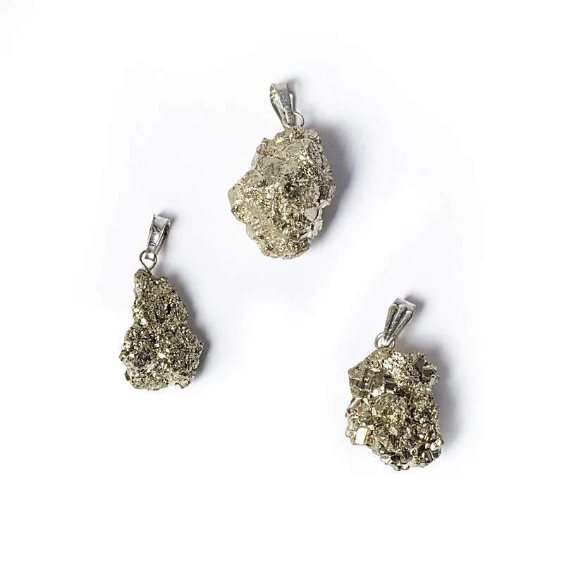 Pyrit - Roh - Edelsteinanhänger ca. 1 - 2,5 cm