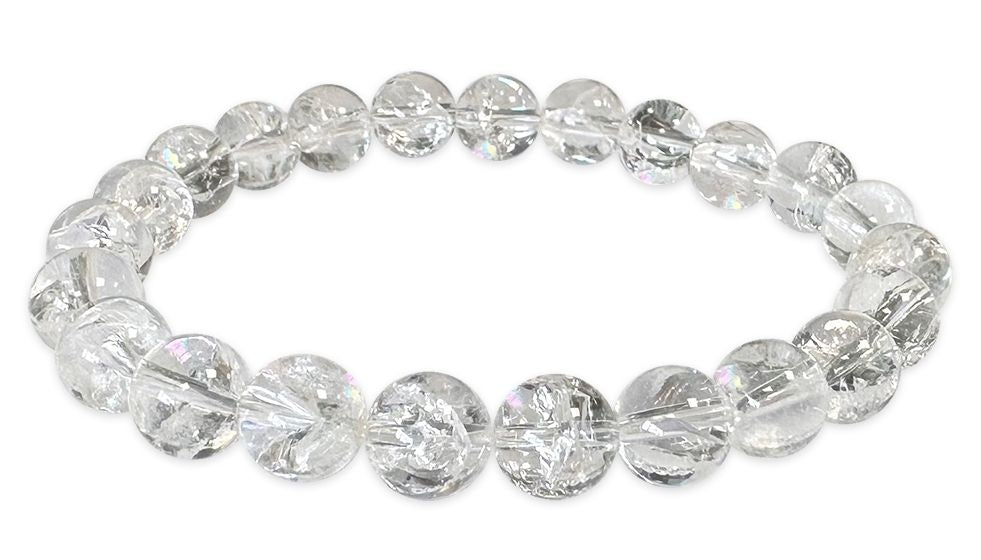 Regenbogen Bergkristall - AA Qualität - Perlenarmband 8 mm