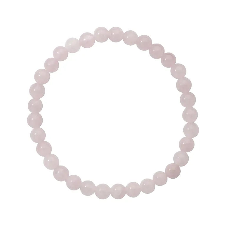 Rosenquarz - Perlenarmband 6 mm