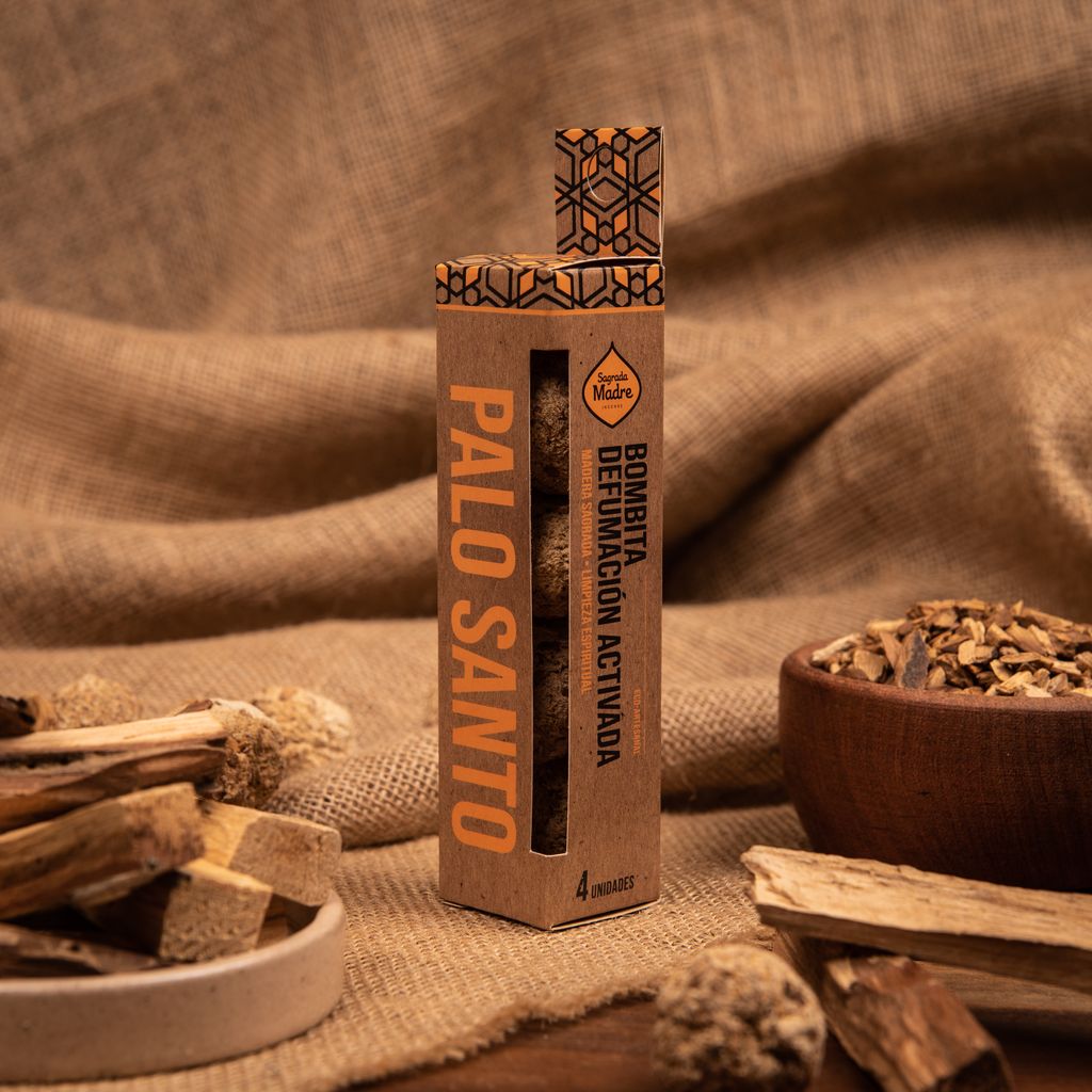 Sagrada Madre - Bombita - Palo Santo - Räucherkugeln 4 Stk.