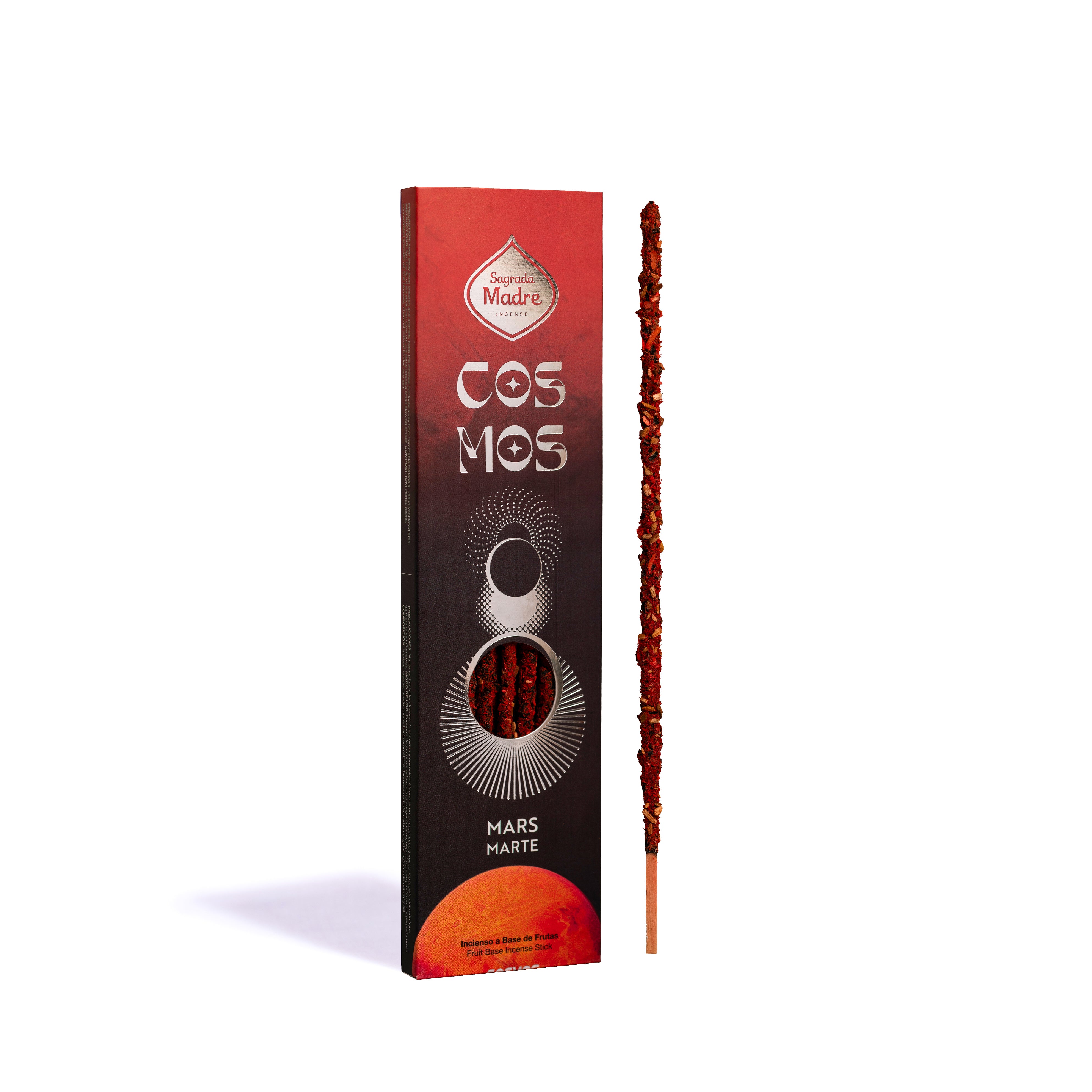 Sagrada Madre - Cosmos - Mars - Rote Früchte & Palo Santo -  Räucherstäbchen - 8 Stk.
