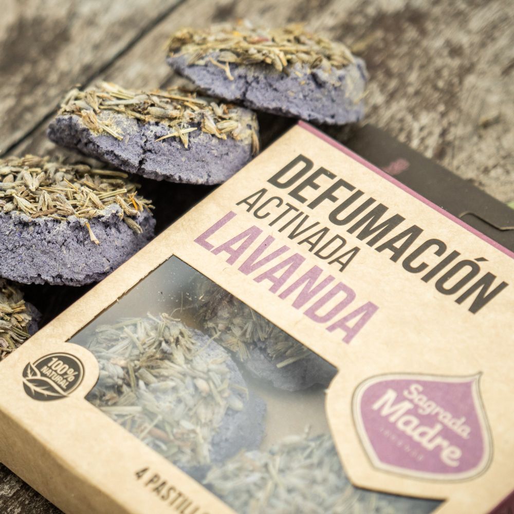 Sagrada Madre - Defumación Activada - Aktiv-Räuchertabletten Lavendel