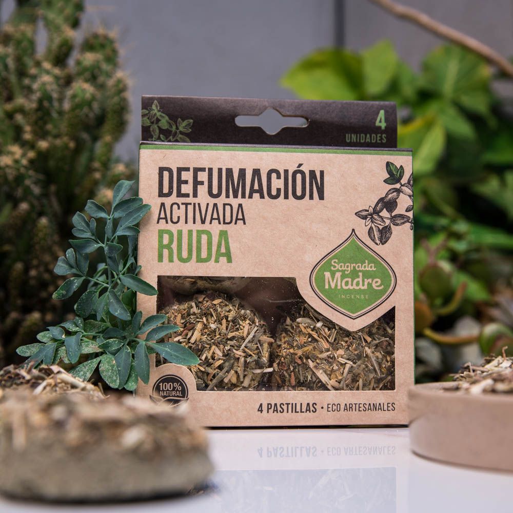Sagrada Madre - Defumación Activada - Aktiv-Räuchertabletten Ruda (Weinraute)