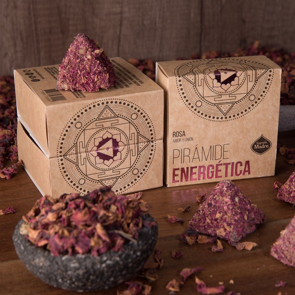 Sagrada Madre - Energética - Räucherpyramiden Rosen