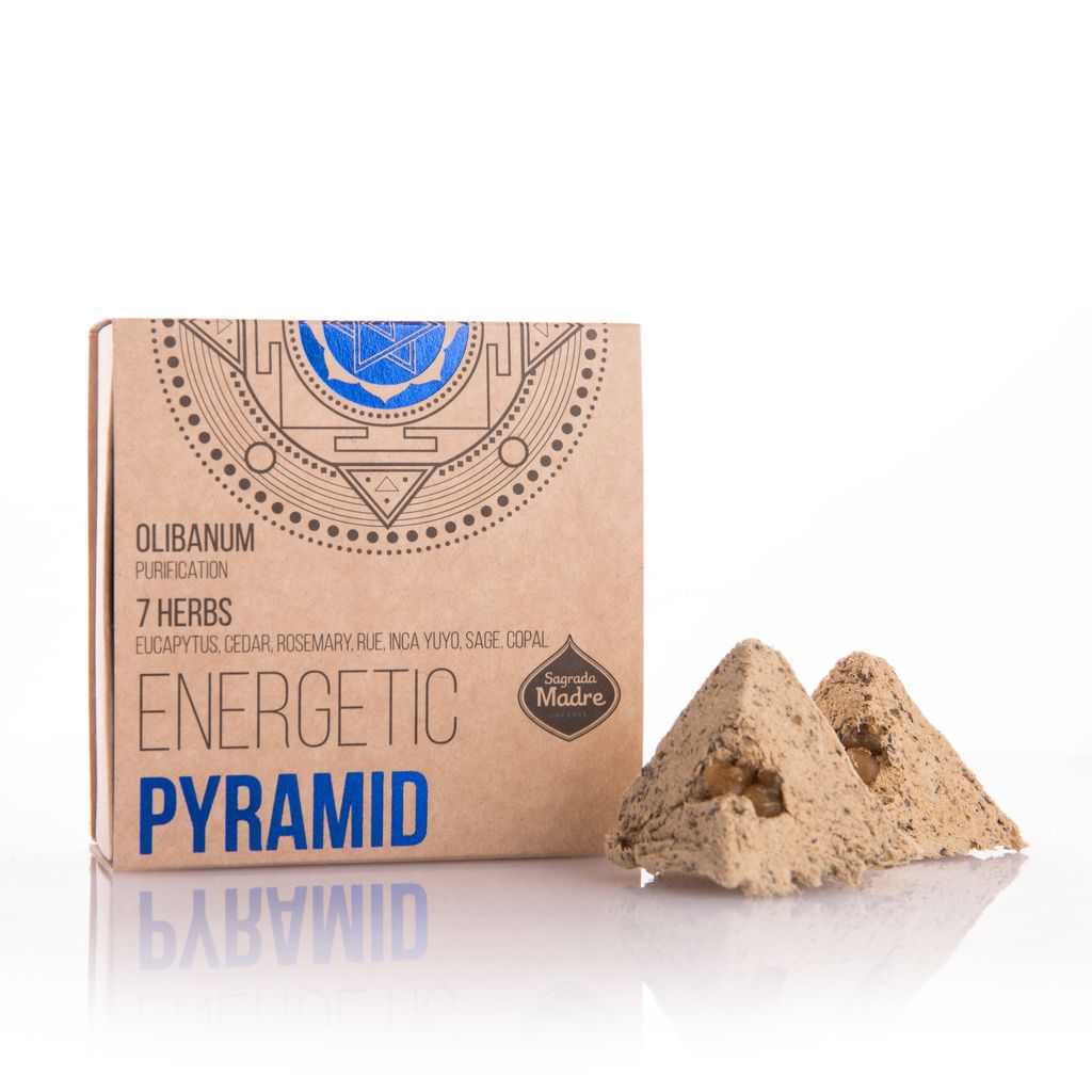 Sagrada Madre - Energética - Räucherpyramiden Weihrauch & 7 Kräuter
