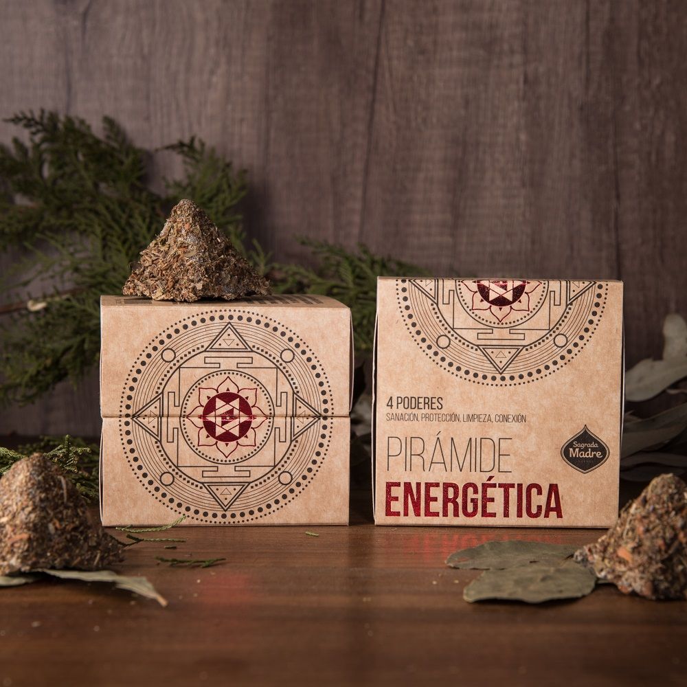 Sagrada Madre - Energética - Räucherpyramiden „4 Kräfte“