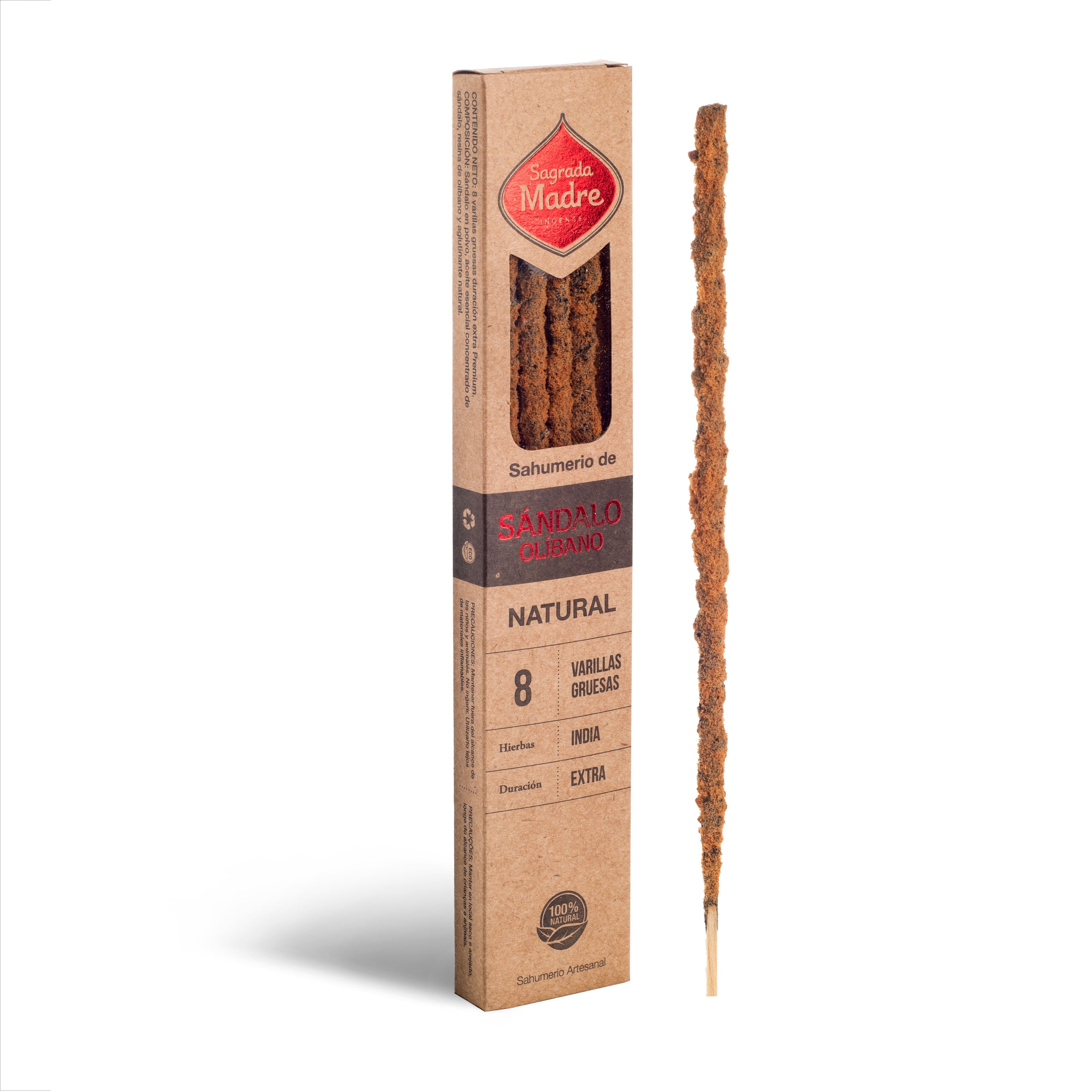Sagrada Madre - Natural - Sandelholz & Weihrauch - Räucherstäbchen