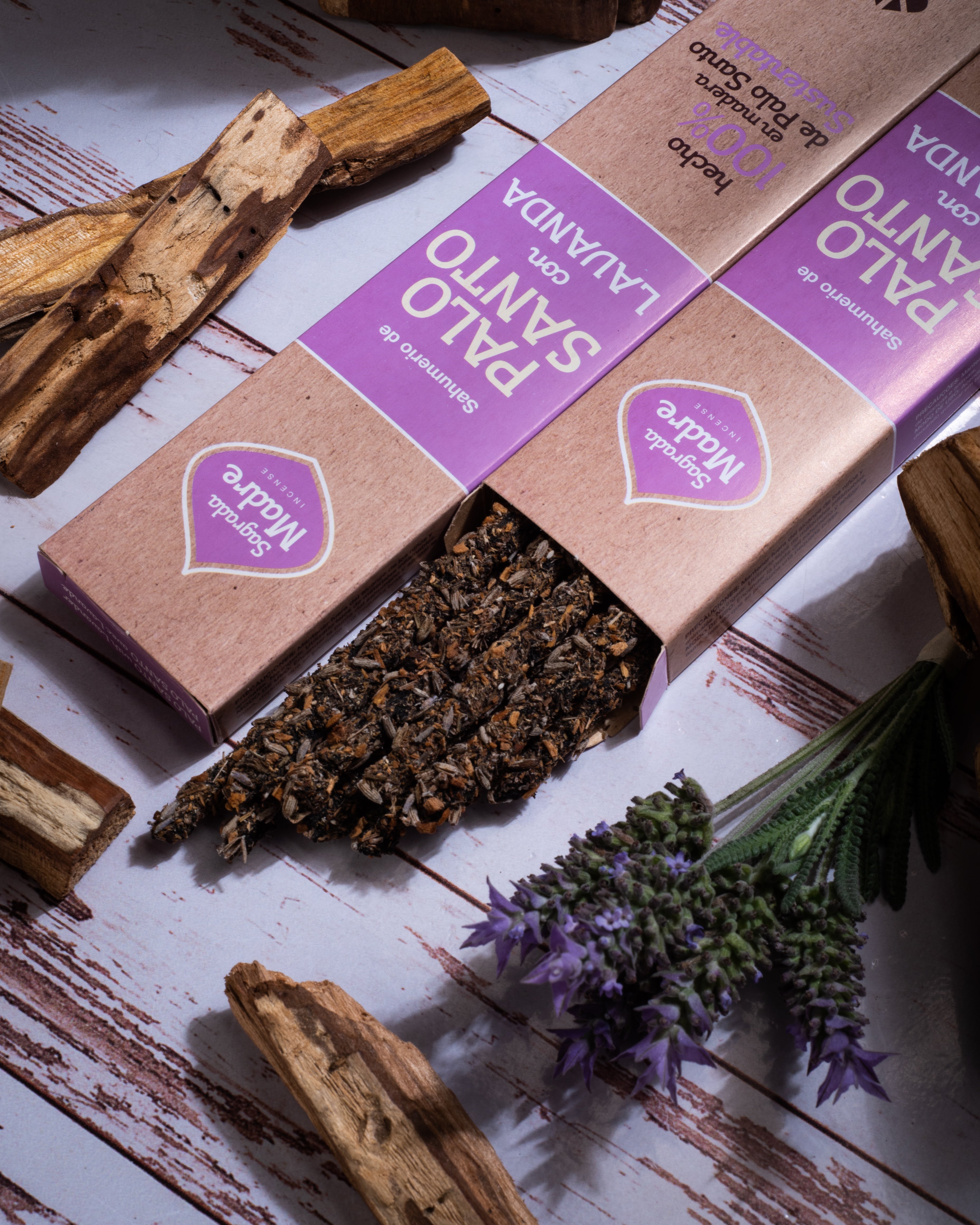 Sagrada Madre - Palo Santo - Lavandel - Räucherstäbchen