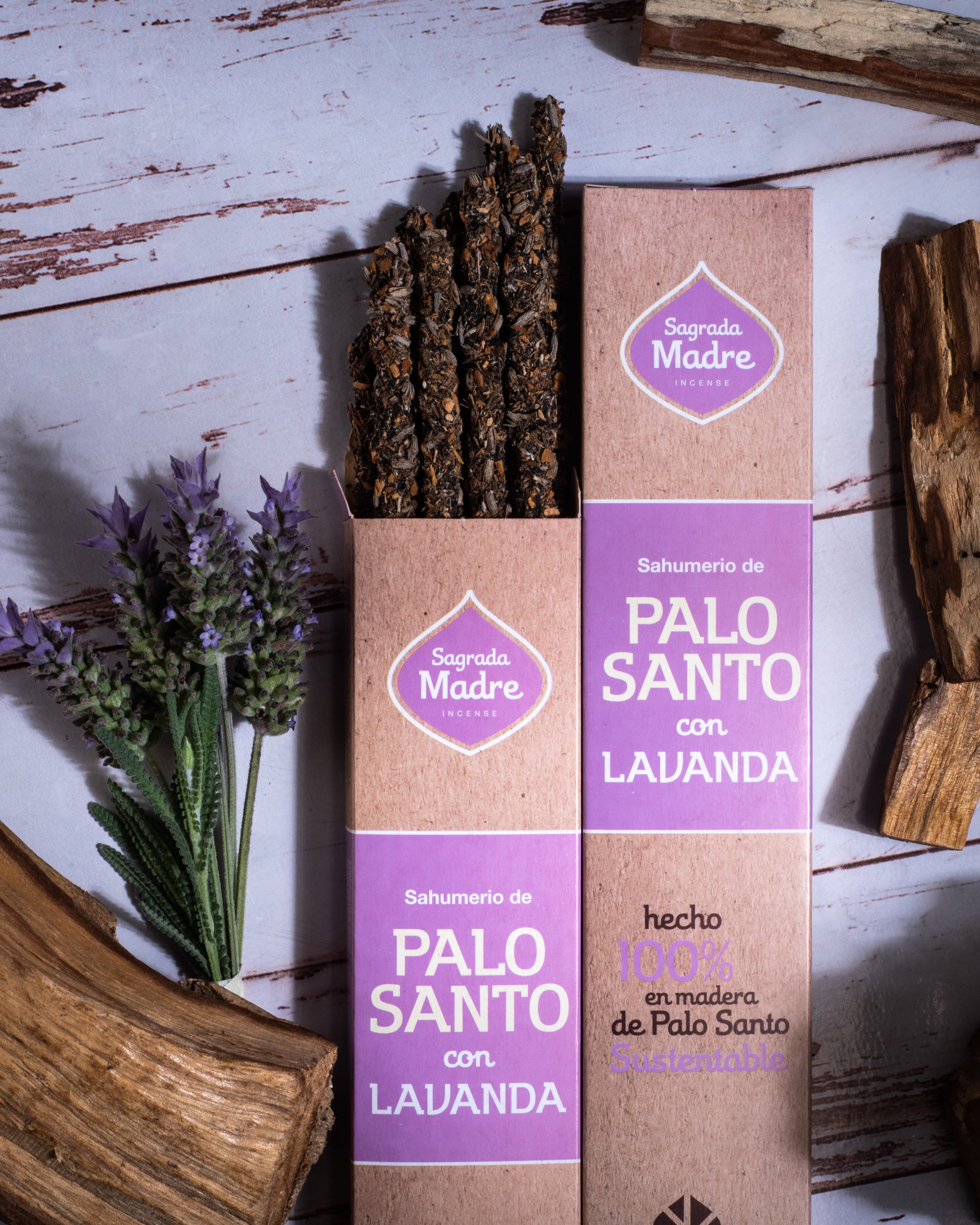Sagrada Madre - Palo Santo - Lavandel - Räucherstäbchen