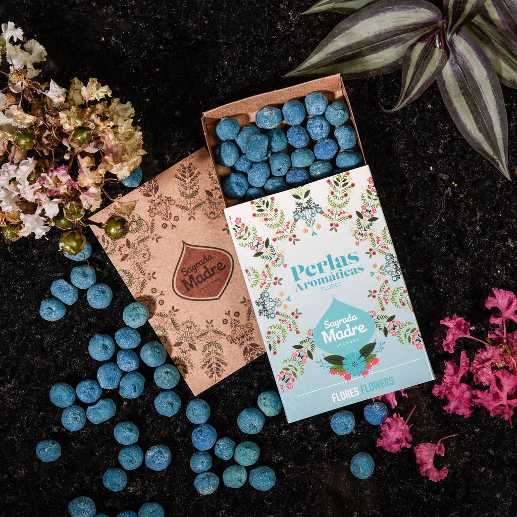 Sagrada Madre - Perlas Aromáticas - Blumen - Duftperlen 40 Stk.