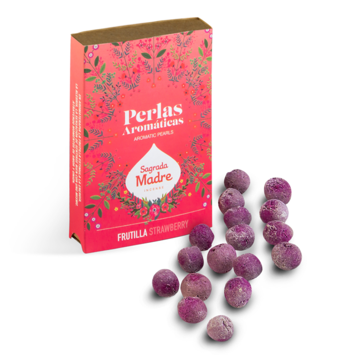 Sagrada Madre - Perlas Aromáticas - Erdbeeren - Duftperlen 40 Stk.