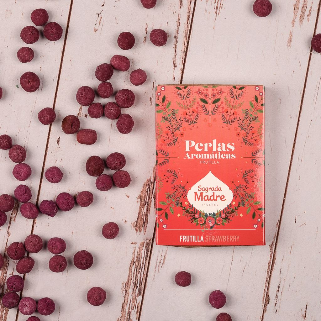 Sagrada Madre - Perlas Aromáticas - Erdbeeren - Duftperlen 40 Stk.