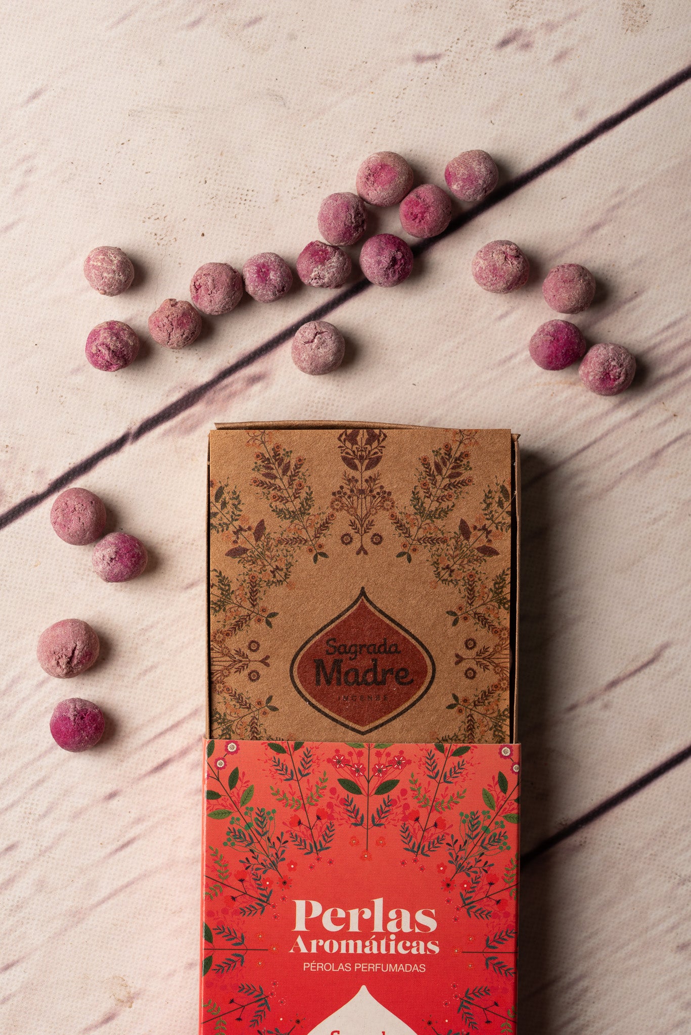 Sagrada Madre - Perlas Aromáticas - Erdbeeren - Duftperlen 40 Stk.