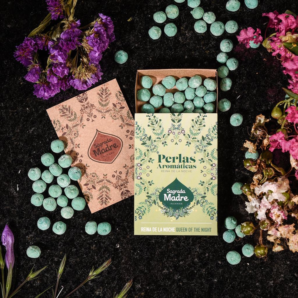 Sagrada Madre - Perlas Aromáticas - Königin der Nacht - Duftperlen 40 Stk.