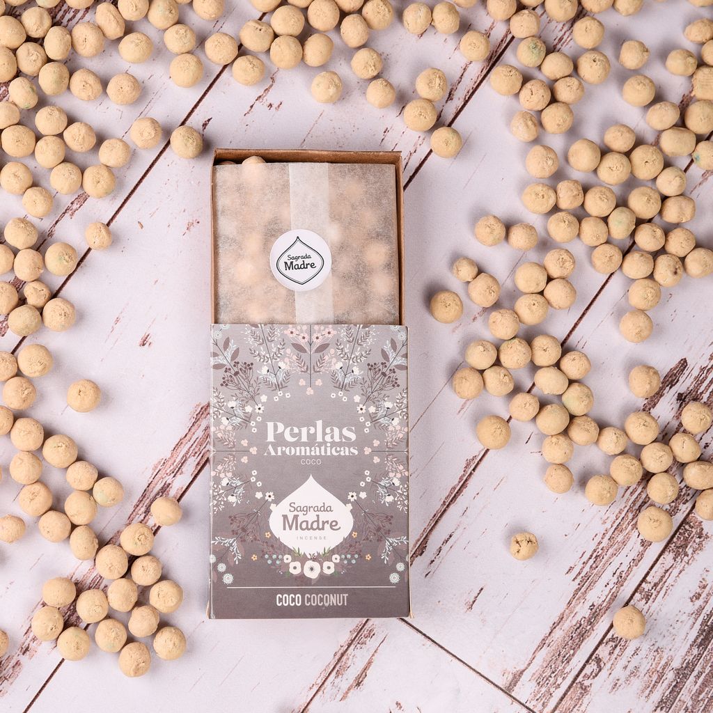 Sagrada Madre - Perlas Aromáticas - Kokosnuss - Duftperlen 40 Stk.