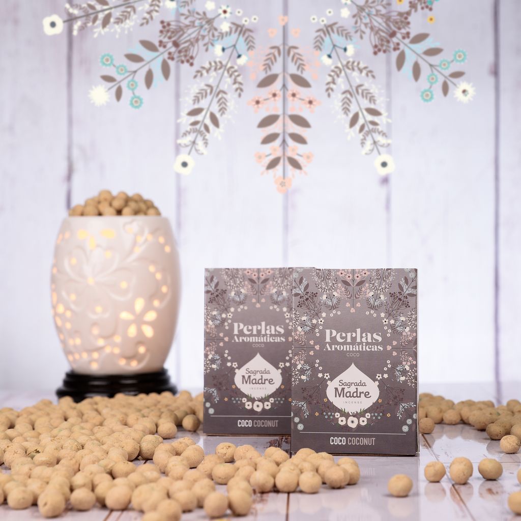 Sagrada Madre - Perlas Aromáticas - Kokosnuss - Duftperlen 40 Stk.