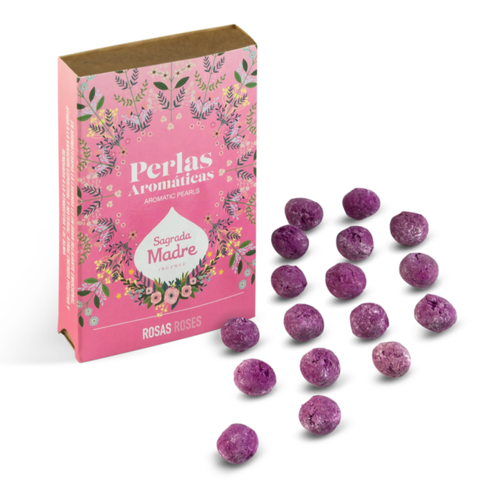 Sagrada Madre - Perlas Aromáticas - Rosen - Duftperlen 40 Stk.