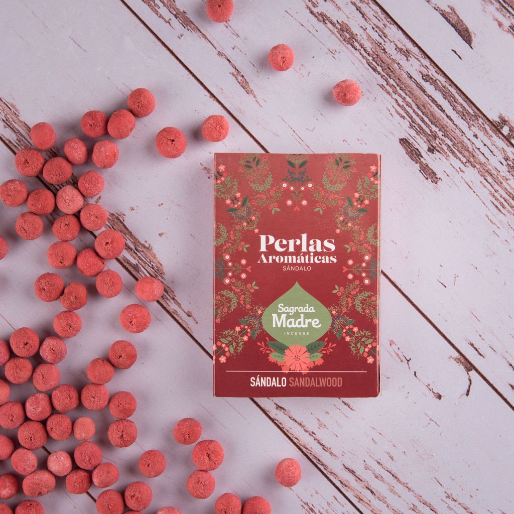 Sagrada Madre - Perlas Aromáticas - Sandelholz - Duftperlen 40 Stk.